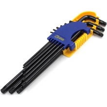 Kubis Tools Nástrčkové klíče sada TORX 9 kusů, dlouhé, T10, T15, T20, T25, T27, T30, T40, T45, T50, CrV TRX | 02-08-9809