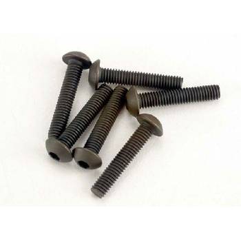 Traxxas Болтове Traxxas Screws, 3x15mm button-head machine (hex drive) (6), TRX2579 (TRX2579)
