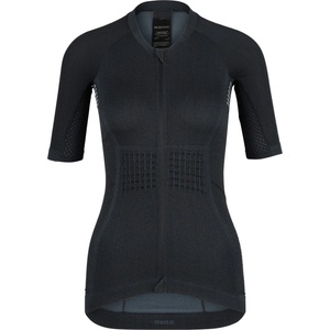 X-Bionic Дамска фланелка с къс ръкав за колоездене X-Bionic Women's Xceed Ride Jersey S/S Cycling jersey - X Black / Rhino Grey (156-2323-0212)