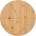Kinghoff Дъска за рязане на пица Kinghoff KH 1565, 35 см, 6 парчета, Бамбук (KH 1565)