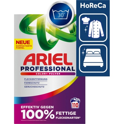 Ariel Professional 100% Color+ prášek na praní 110 PD