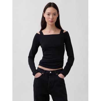 GAP Топ с открити рамена GAP GAP | Cheren | ЖЕНИ | XS