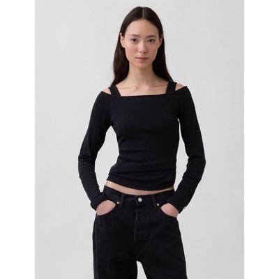 GAP Топ с открити рамена GAP GAP | Cheren | ЖЕНИ | XS