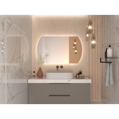 Artalo Atypické LED zrkadlo A4 80 x 50 cm