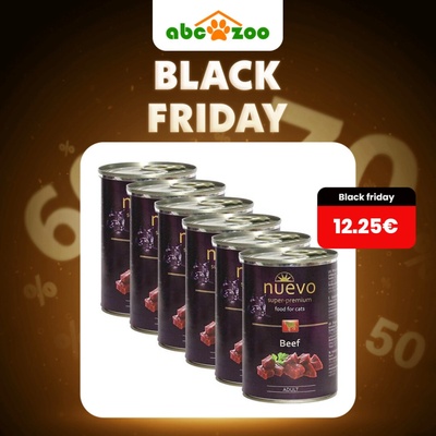 NUEVO CAT Adult hovädzie 6 x 400 g