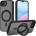 Tech-Protect Кейс с пръстен и MagSafe за iPhone SE 4 2025 от Tech-Protect Magring - Matte Black (5906302360338)