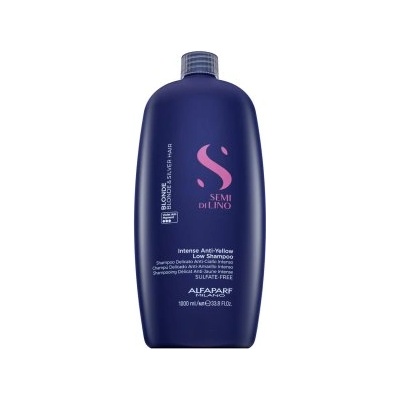 ALFAPARF Milano Semi Di Lino Blonde Intense Anti-Yellow Low Shampoo Неутрализиращ шампоан за руса коса 1000 ml