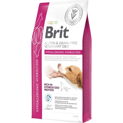 Brit VD Dog GF Hypoallergenic Hydrolyzed 12 kg
