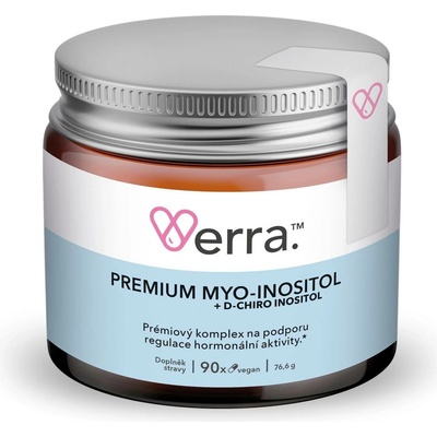 VERRA Premium Myo-Inositol & D-Chiro-Inositol 90 kapslí