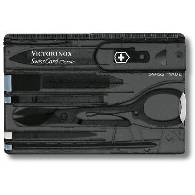 Multifunkční kapesní nůž SWISSCARD SWISSCARD transparentní černá - Victorinox