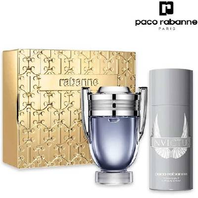 Rabanne Invictus EDT 100 ml + Deodorant Spray 150 ml комплект за мъже