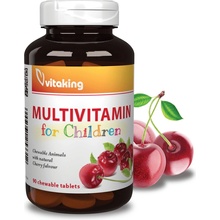 Vitaking Multivitamín pre deti 90 cmúľacích tabliet