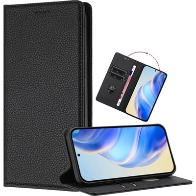Gigapack Honor 600 / 600 Pro GIGAPACK Калъф с капак, с кожен ефект, FLIP, премиум, ЧЕРЕН GP-187272 (GP-187272)