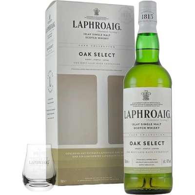 Laphroaig Oak Select Islay Single Malt 40% 0,7 l (darčekové balenie 1 pohár)