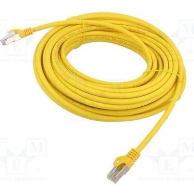 Gembird PP6A-LSZHCU-Y-20M Patch S/FTP Cat 6a RJ45 vidlice z obou stran lanko Cu