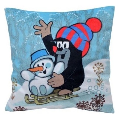 MÚ Brno Polštář Krtek zima 25x25