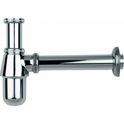 HANSGROHE sifóny - umývadlový fľaškový sifón 5/4" x 225mm DN32 esklý chróm, 52053000