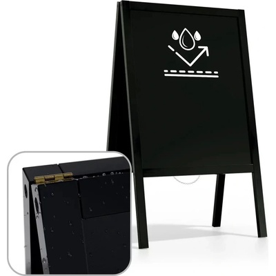Allboards reklamní áčko s křídovou tabulí 100 x 60 cm
