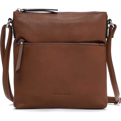 Emily & Noah dámská crossbody kabelka Lenka koňak