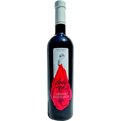 Vinuri De Comrat Lady Cabernet Sauvignon polosuché červené 2023 12,8% 0,75 l (holá láhev)