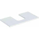 Geberit Плот за мивка Geberit One с централен изрез 75 см, матово бяло (505.272.00.2)
