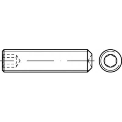 TOOLCRAFT TO-5415822 závitový kolík M10 10 mm ocel glavanizované zinkom 200 ks