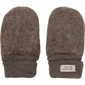 Huttelihut Детски ръкавици Huttelihut Kid's Mittens Wool Fleece 2-Layer Gloves - Brown Melange - размер 86/92 (EU) (202-8356-0114)