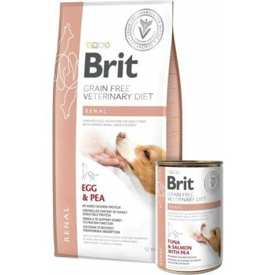 Brit Veterinary Diet Dog Grain Free Renal Eggs & Pea & Buckwheat 0,4 kg