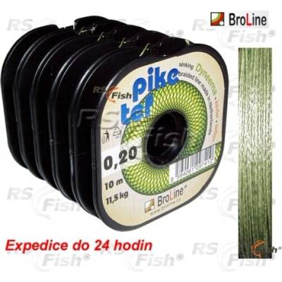 Broline šnúra W-line teflon 7m 0,08mm