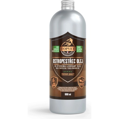 Green Idea Ostropestřec olej pro koně 1 l – Zboží Mobilmania