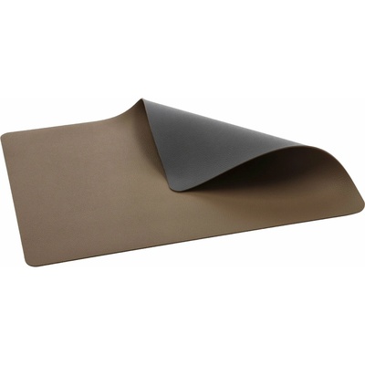 Bitz Prestieranie obojstranné 4 ks tmavo hnedá titánová PVC 46x33cm