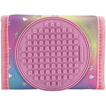 Pixie Crew Портфейл, розов, Сърце и лапи 50 пиксела