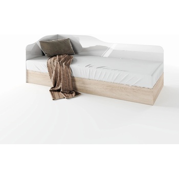 Bogdan Furniture I Легло Mod 2004, Сонама Арвен/Бял гланц