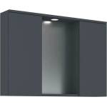 ASIR GROUP Огледален шкаф за баня 95 см с LED осветление Asir Purus Desna 100 антрацит мат (785PNC1253)