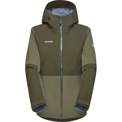 Mammut Дамско водоустойчиво яке Mammut Women's Linard Guide Hardshell Hooded Jacket Waterproof jacket - Marsh / Dark Marsh (102-4975-0411)