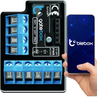 Blebox WiFi ovladač pro vjezdové a garážové brány ovládaný z aplikace