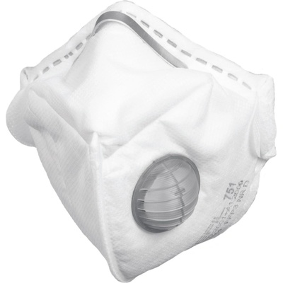 Refil respirátor 751 FFP3, skládací s ventilkem, 10 ks