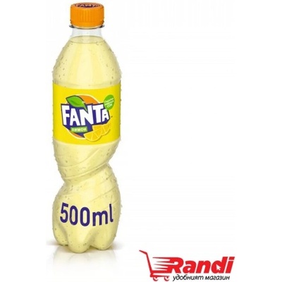 Fanta Газирана напитка Fanta лимон 500мл