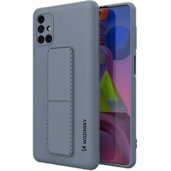 Wozinsky Калъф за телефон Wozinsky Kickstand Flexible Silicone със стойка за Samsung Galaxy M51, син (KXG0017126)