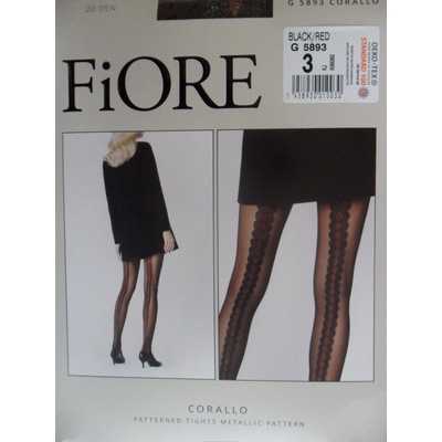 Fiore 20 DEN CORALLO black-red