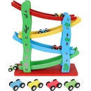 Kruzzel 9349 Barevná závodní dráha 4 autíčka