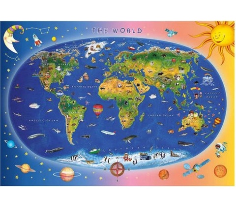 Dino mapa 300 dílků