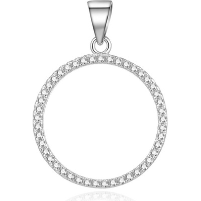 Beneto Půvabný stříbrný přívěsek se zirkony AGH213