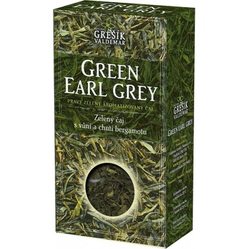Grešík Čaje 4 světadílů zelený čaj Green Earl Grey 70 g
