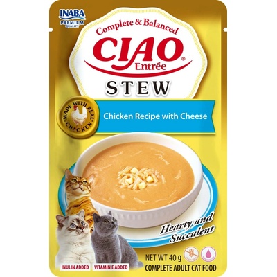 Churu Cat Entrée Stew Chicken Recipe with Cheese 40 g