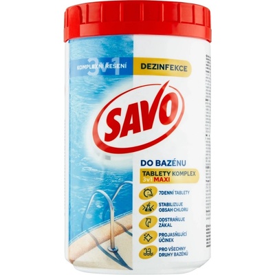 Savo Maxi 3v1 chlórové tablety 1,2 kg