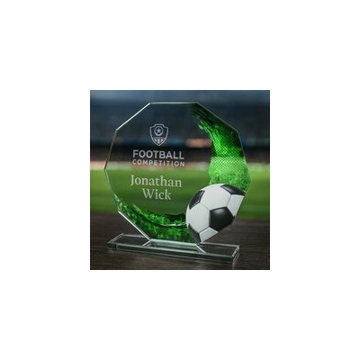 Poháry Bauer Skleněná trofej CR2024301M10 Fotbal
