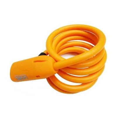 ULAC Велоключалка спирала ULAC Bauhaus 10mm Orange с Димпъл ключ