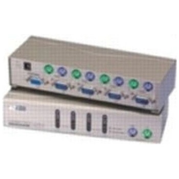 Aten CS-84AC KVM switch PS/2 4PC vč. kabeláže 1,2 a 1,8m