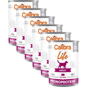 Calibra Dog Life Възрастен Див Глиган с Череши 6 x 400 г
